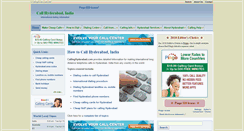 Desktop Screenshot of callinghyderabad.com